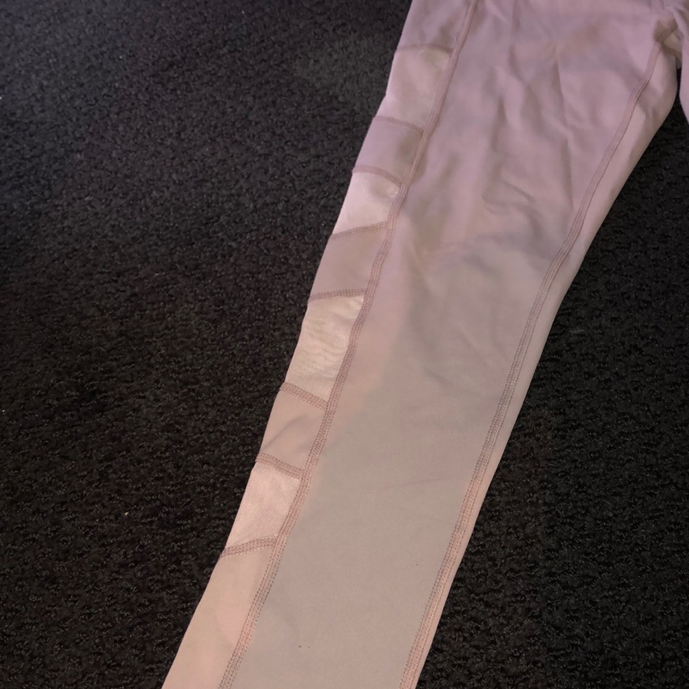 Garage Sport Mauve Mesh Cutout Leggings - Picture 9 of 11